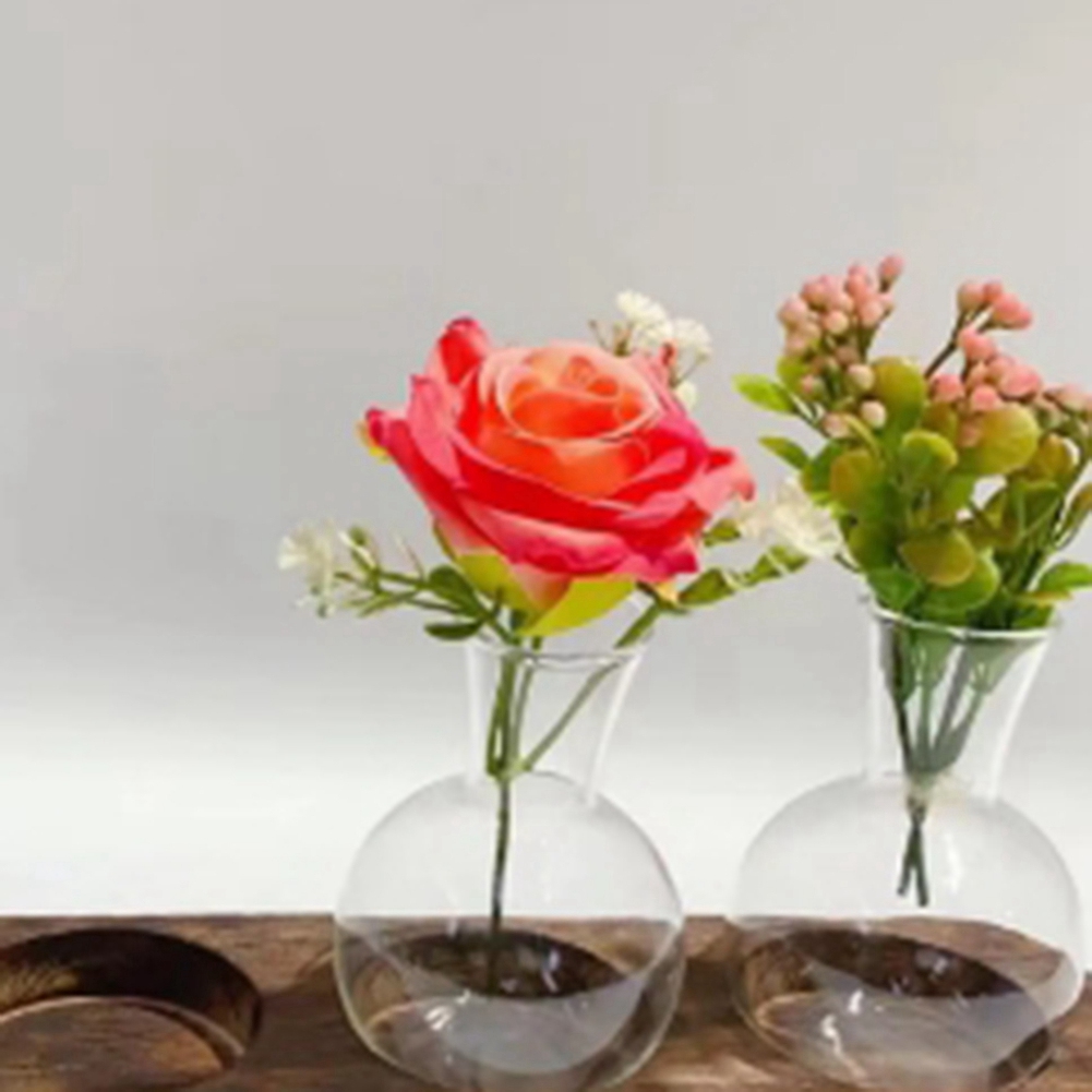 Propagation Station Vase - 75STO-แจกันพืช Hydroponic Vintage Propagation Station แก้วโปร่งใสดอกไม้หม้อขาตั้งไม้ตกแต่งบ้าน