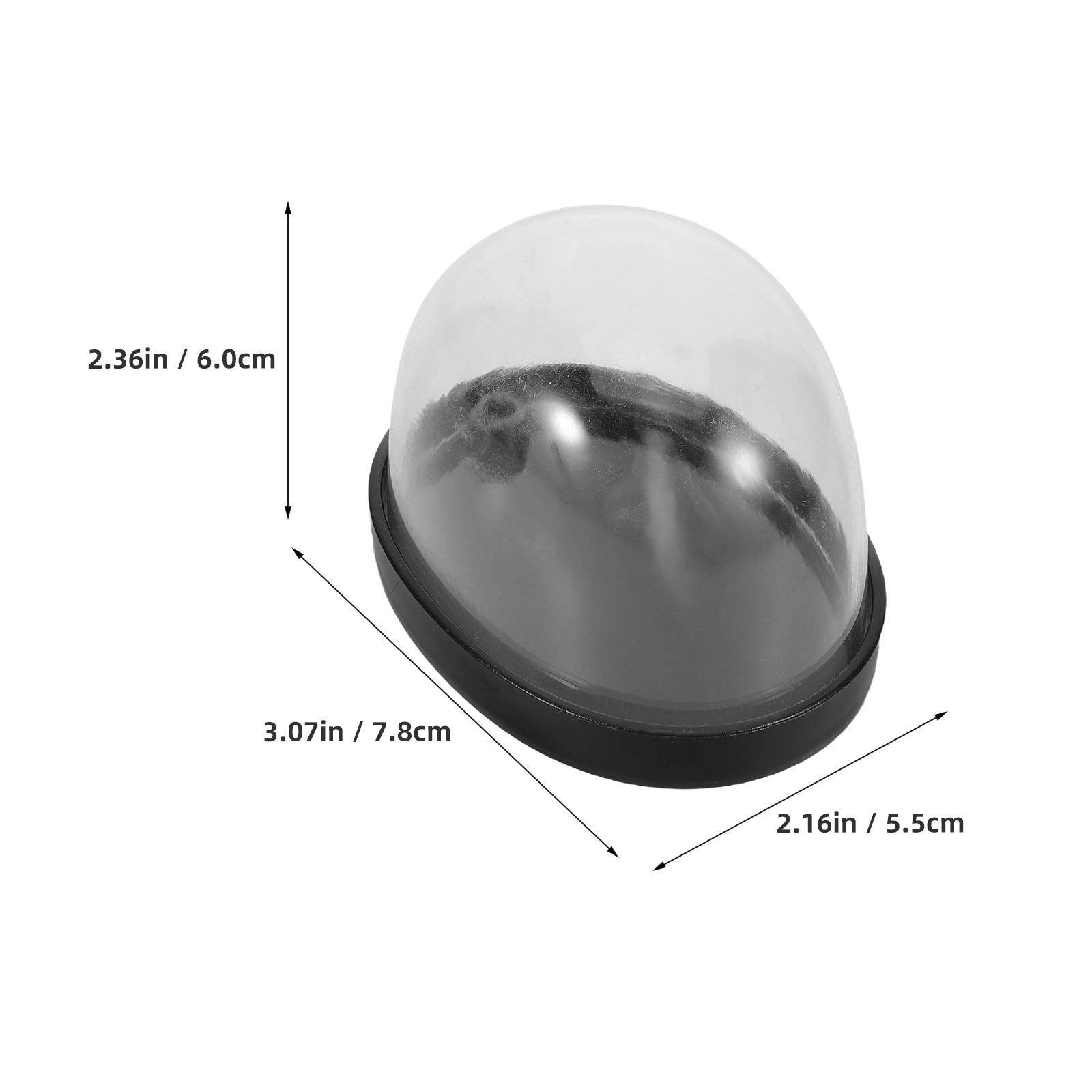 โดมพลาสติกใสขนาดเล็ก 6 ชิ้น สำ - Plastic Dome Clear บทวิจารณ์และราคา