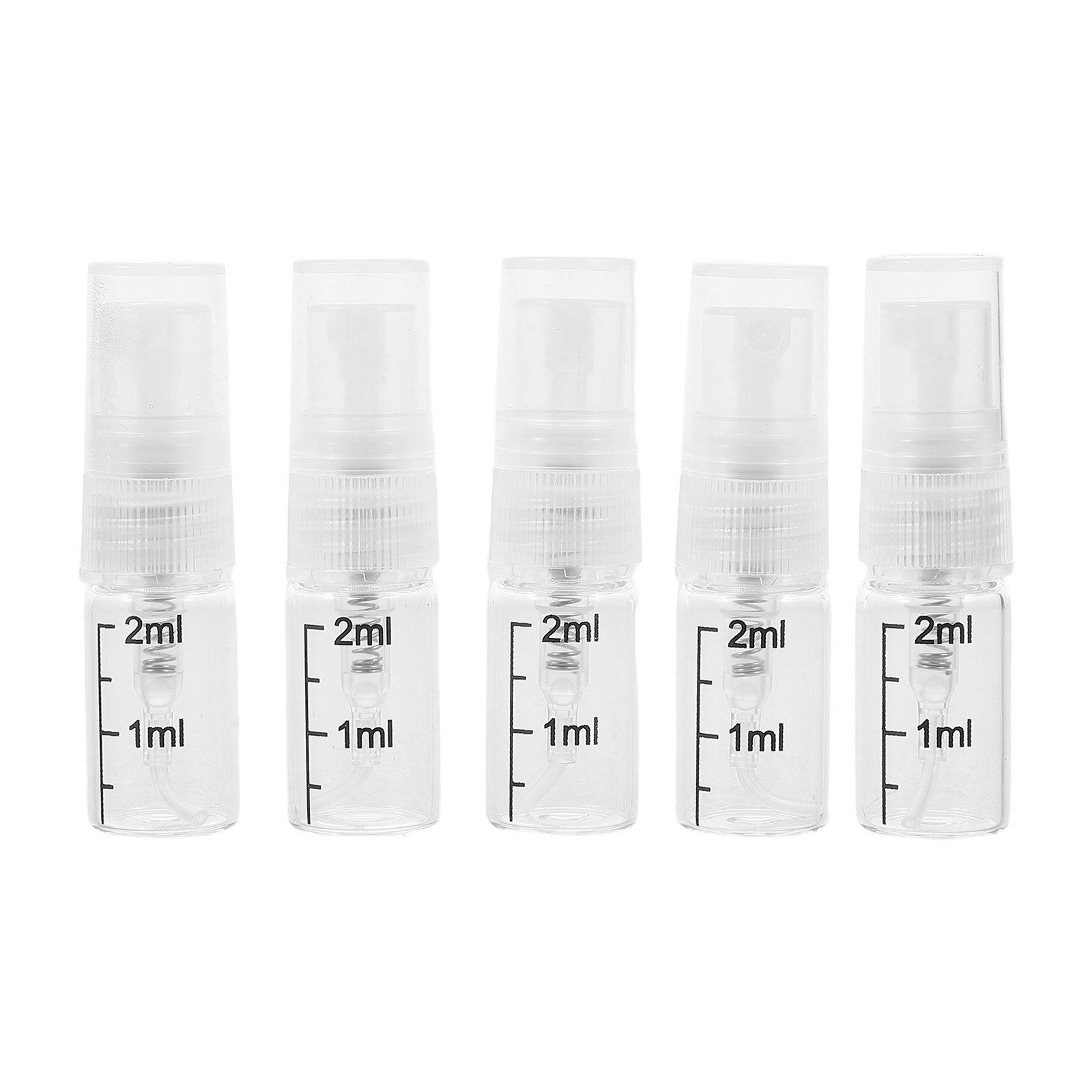ขวดสเปรย์แก้วใสแบบพกพา 5 ชิ้น  - Misting Bottle Fine บทวิจารณ์และราคา