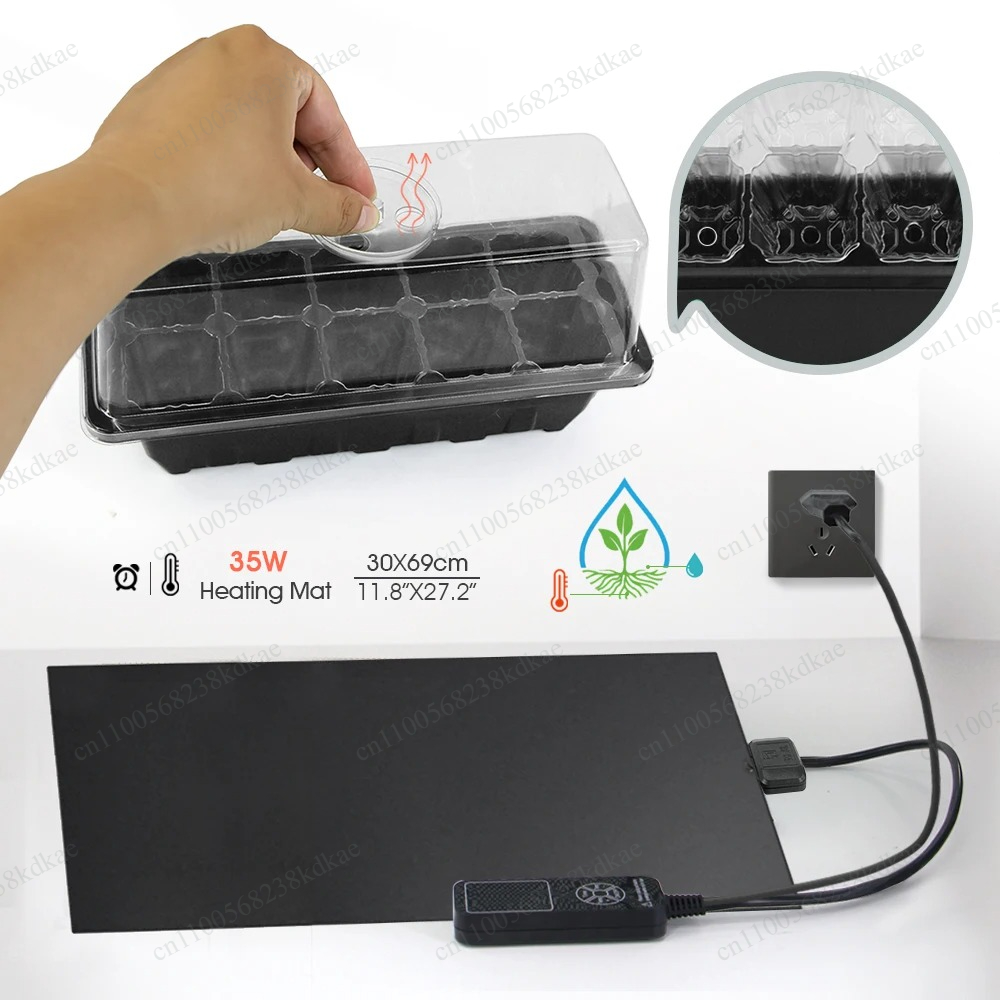 ชุดแผ่นทำความร้อนกันน้ำ 35 วัต - Heat Mat Seedling บทวิจารณ์และราคา