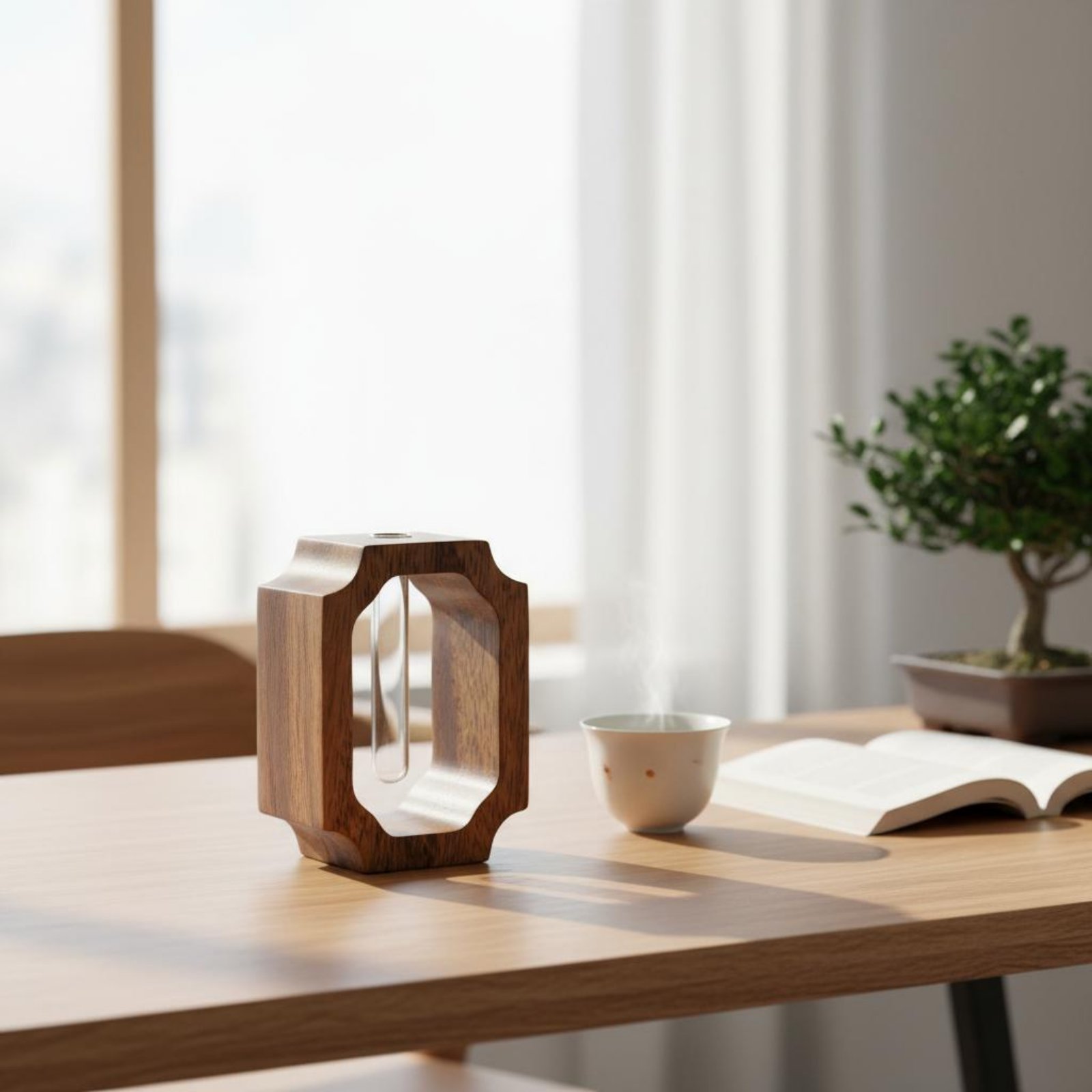 แจกันไม้วอลนัท ทำความสะอาดง่าย - Propagation Station Vase บทวิจารณ์และราคา