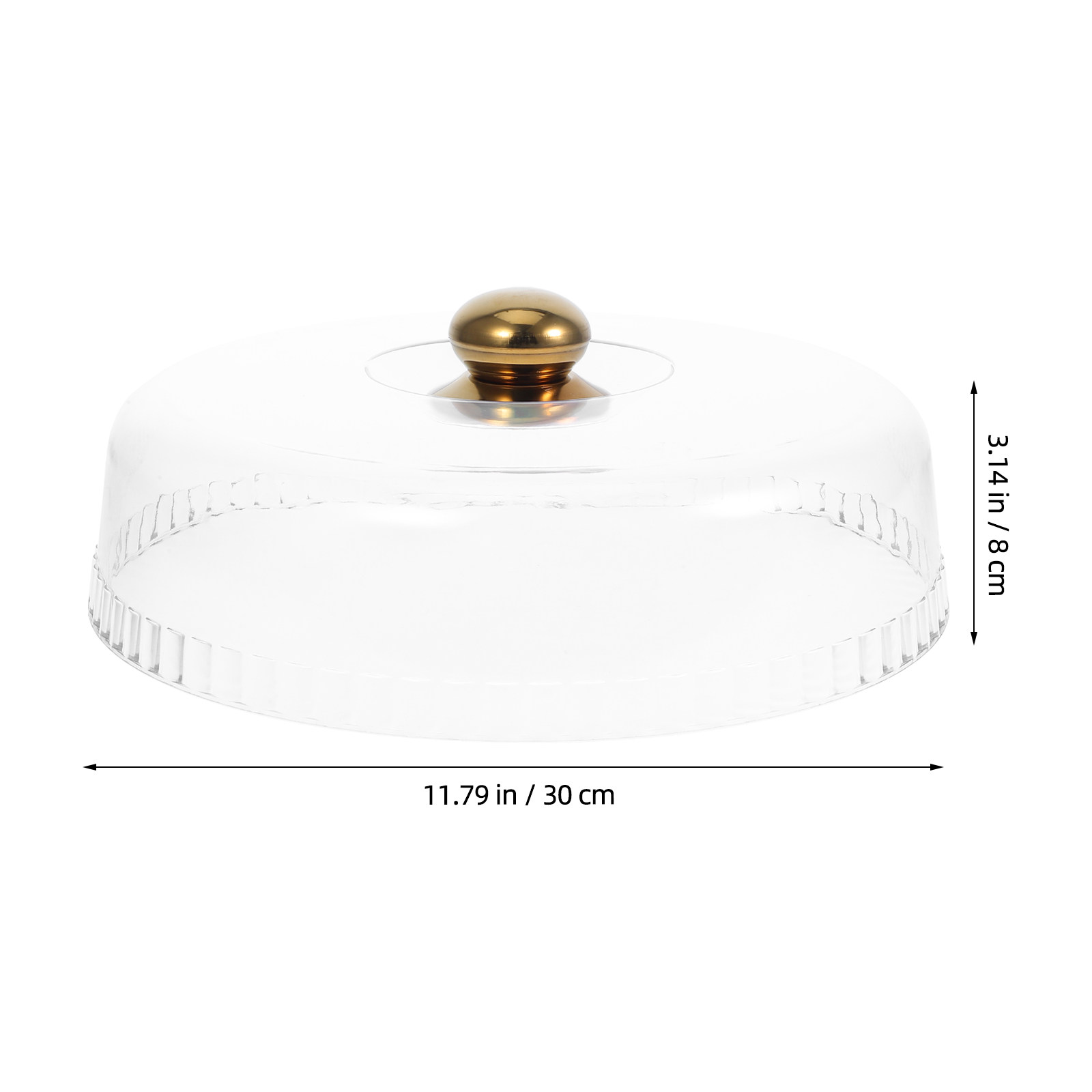 ฝาครอบเค้กอะคริลิกใสขนาด 30 ซม - Plastic Dome Clear บทวิจารณ์และราคา