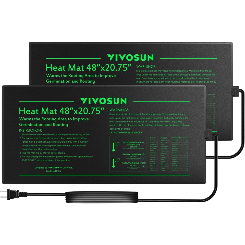 แผ่นทำความร้อนสำหรับเพาะเมล็ดแ - Heat Mat Seedling บทวิจารณ์และราคา